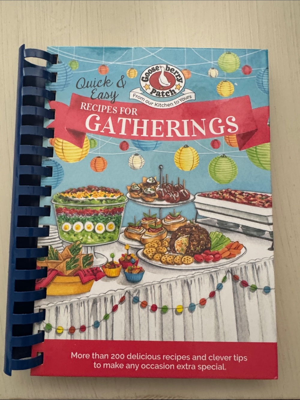 Gooseberry patch quick & easy recipes for gatherings cookbook-like new condition